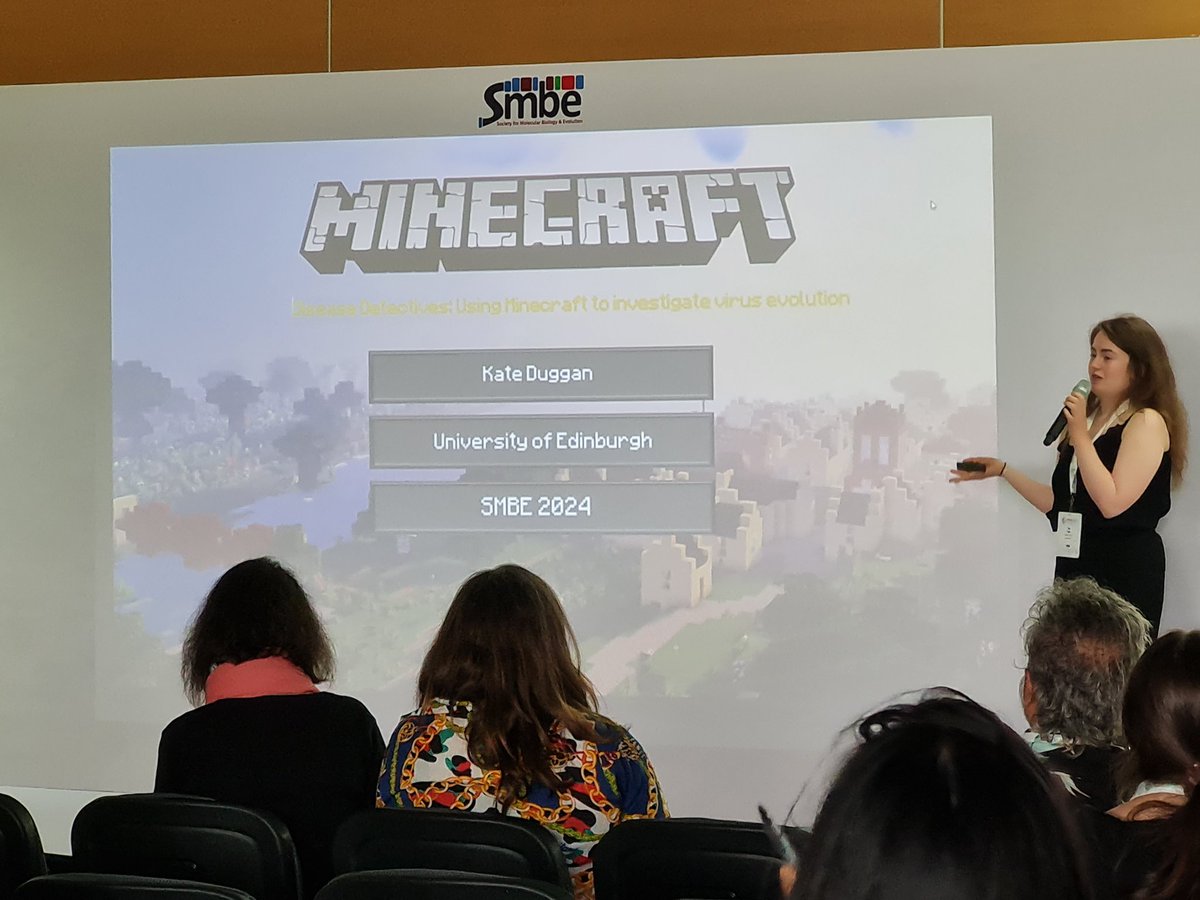 My interests align! Very cool to see Kate Duggan's (from <a href="/edin_EID/">Edinburgh Infectious Diseases</a>) PhD work using Minecraft as a public engagement tool to teach children about viral evolution and epidemiology.