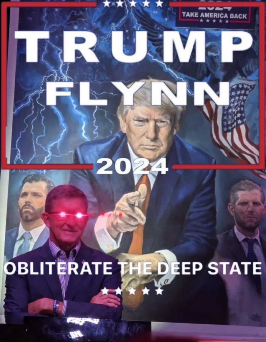 Apackof2Redux's tweet image. @GenFlynn has proven himself by sacrificing a pound of flesh! #VP #FlynnForVP