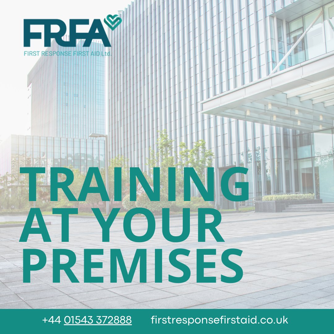 🏢 Training at our premises or yours? 🚑 Choose the training location that works best for you and let us take care of the rest.
firstresponsefirstaid.co.uk/company-profil… 
#firstaid #firstaidtraining #safetytraining #firstaidcourse