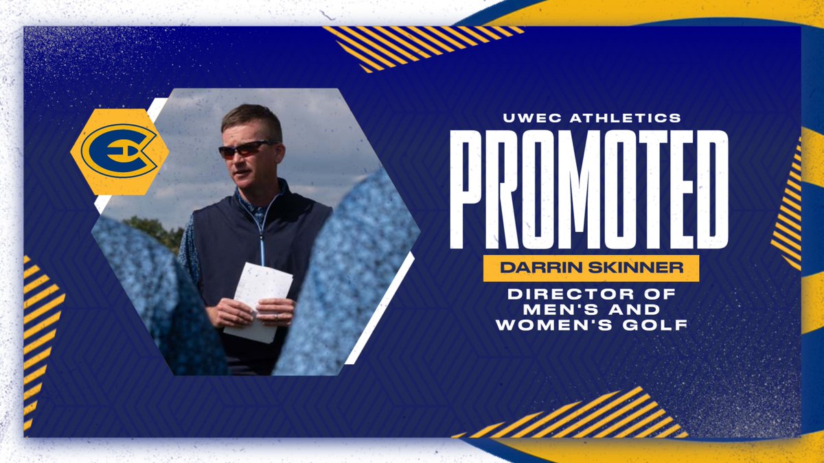 We are happy to announce Coach Darrin Skinner has been elevated to the Director of Men's and Women's Golf!💙⛳💛 #RollGolds

<a href="/UWECgolf/">Blugold Golf</a> <a href="/UWECWgolf/">UWECWgolf</a> 
 
🗞️blugolds.com/news/2024/7/10…