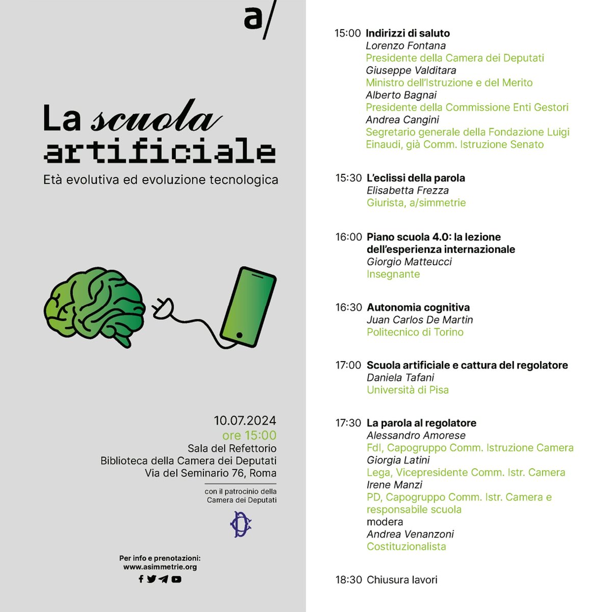 ElisaconlaL's tweet photo. #Matteucci @AsimmetrieOrg #lascuolaartificiale https://t.co/y3WHkvubRS