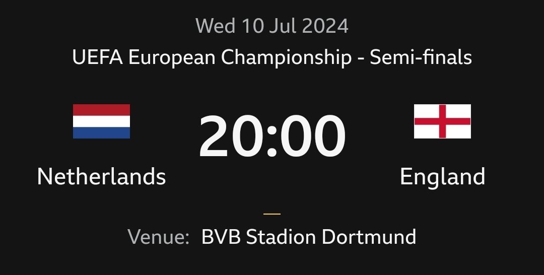 England already losing 20-nil... this is going to be a hell of a comeback! #EURO2024
