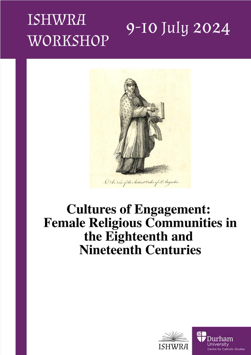 TheMotherTongu2's tweet photo. What's better than an intensive summer seminar on the global history of women religious? So grateful for the invitation to be a part of @ISHWR_A Workshop at @durham_uni. Together we've been exploring new ways for the study of women religious.  Stay tuned for shared endeavours! https://t.co/tPgZ5gPoYd