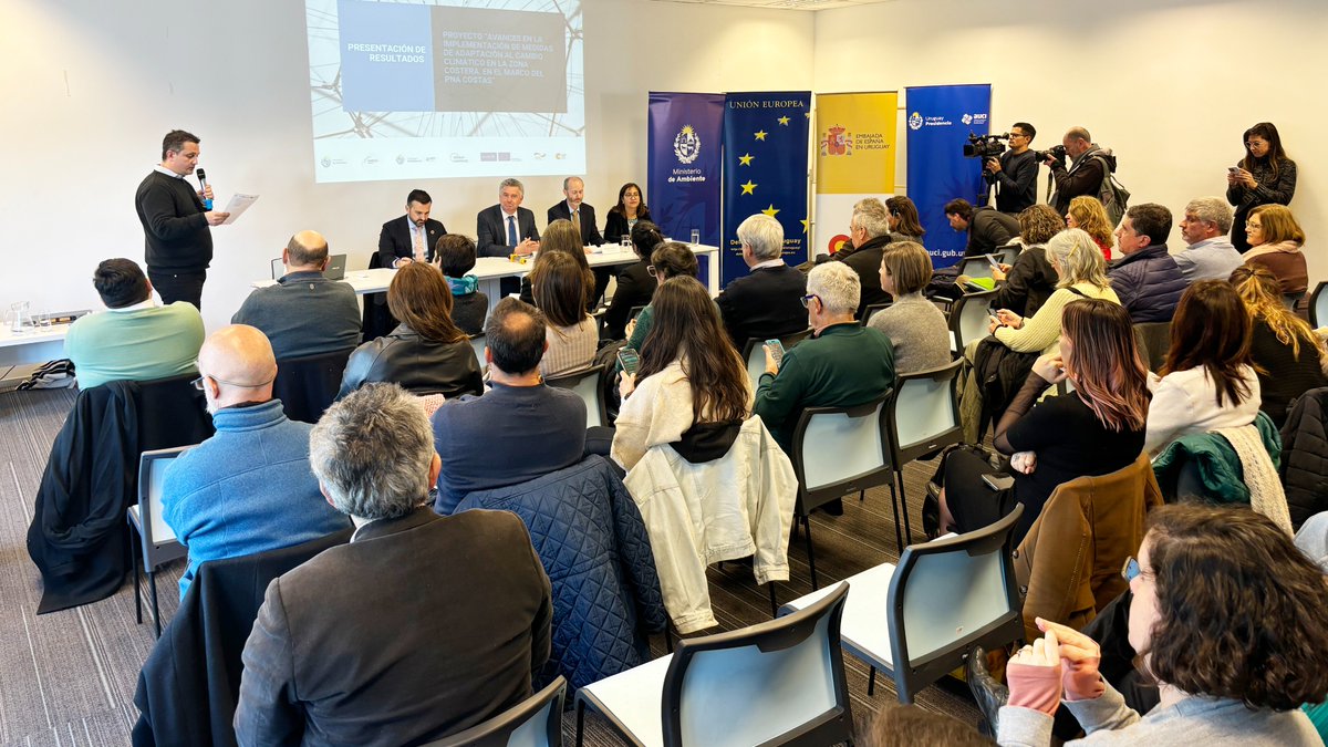 AecidConoSur's tweet photo. @MAmbienteuy presentó las medidas de adaptación al #CambioClimático para las costas de La Paloma, Piriápolis, Atlántida, Playa del Cerro de Montevido, Kiyú y Colonia del Sacramento. 

@AuciUruguay @EUROCLIMA_UE_AL @aecid_es @santiagoJDIPLO @UeenUruguay @EmbajadaEspUy 

🧵👇 https://t.co/vnteJmnW7R