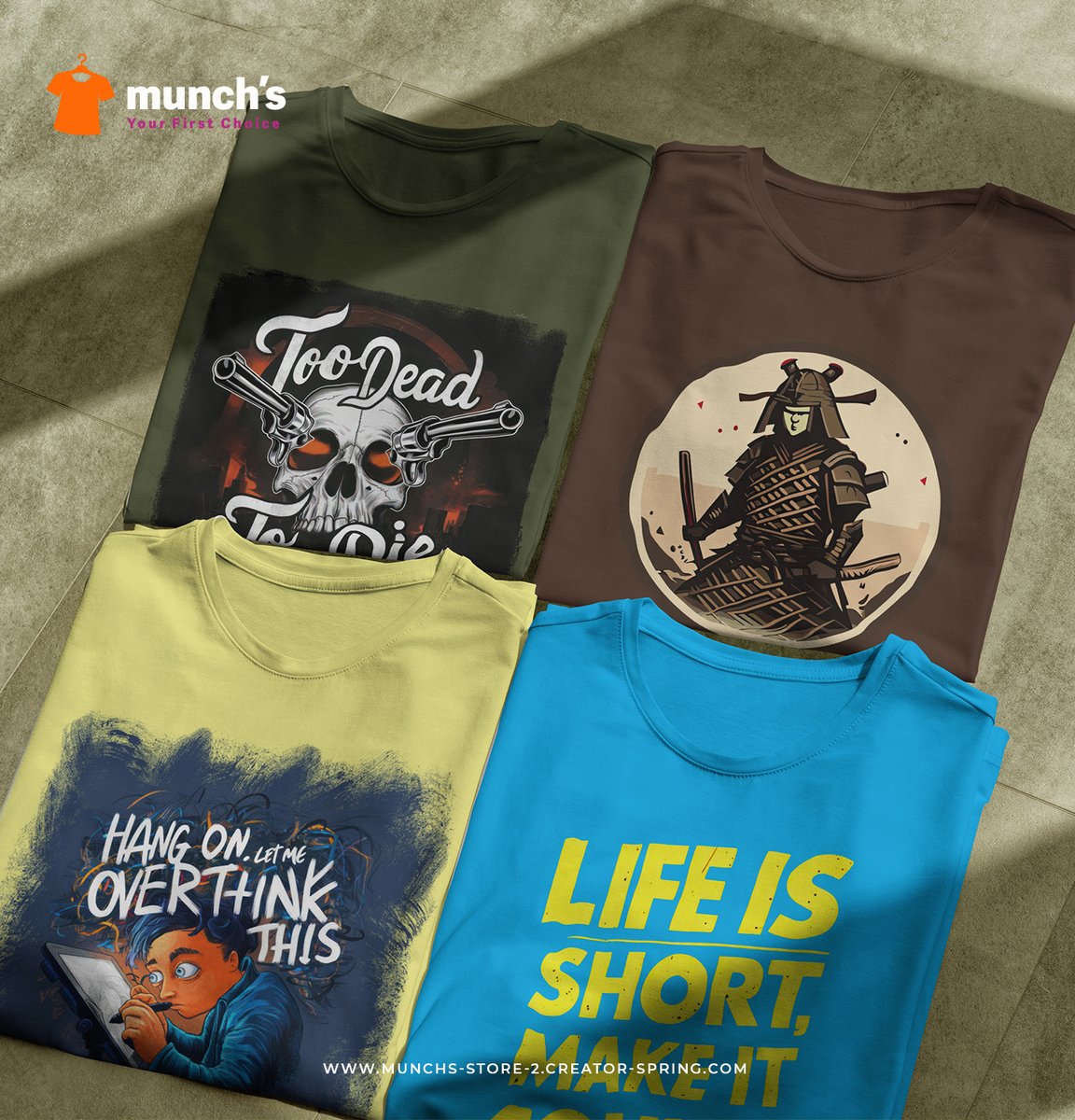 Munchsstore's tweet photo. https://t.co/dMtH9M6p8j
#FashionEmpowerment #TrendyStyle #UniqueApparel #tee #tshirt #design #pod #spring #teespring #merch #printed #design #art #artwork https://t.co/9T8b5hMVEU
