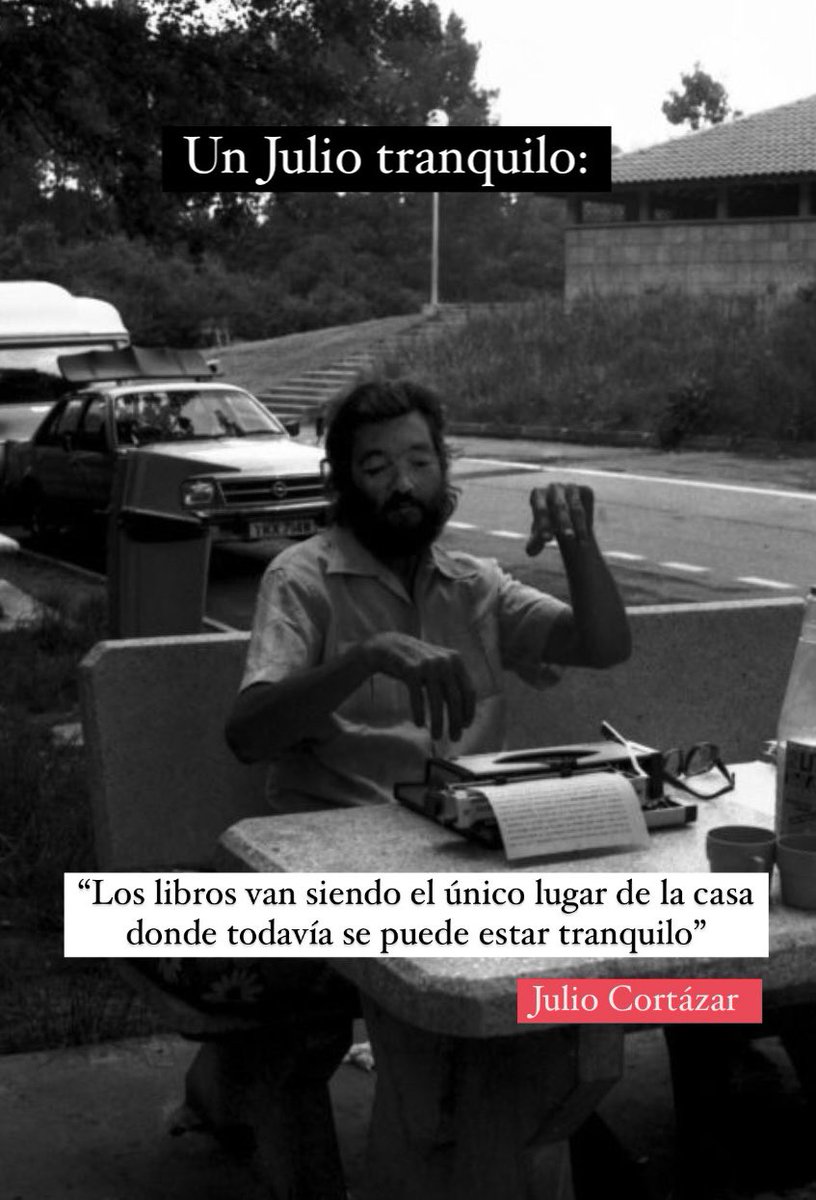 Cementedelibros's tweet photo. Un Julio tranquilo.
“Los libros van siendo el único lugar de la casa donde todavía se puede estar tranquilo”
#cementeriodelibros https://t.co/0udpWZYx7q