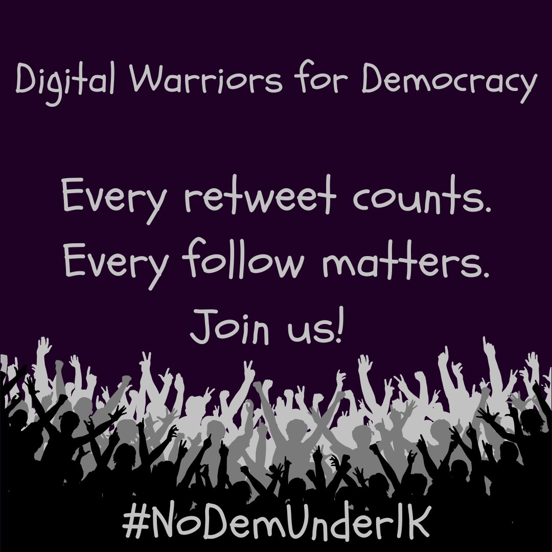 TheStatesUnited's tweet photo. Digital Warriors for Democracy

Every retweet/share/comments/like counts!

Every follow matters. Join us! #NoDemUnder1k #Oregonizers #DemCast #FreshVoice #Resist #ImOnBoard #BetterWithBiden #WTPBlue #Voterizer https://t.co/rIU2HdC2Pc