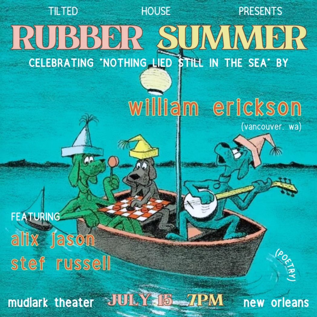 gulf coast palarinos, this is coming up on monday if you need a little extra weird in yr life. come sea hellooo