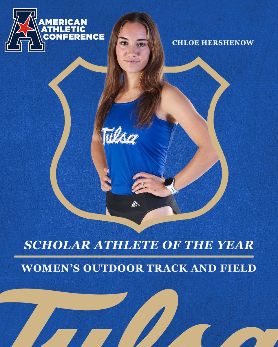 Chloe Hershenow is your <a href="/American_Conf/">The American</a> Women's Outdoor Track and Field Scholar Athlete of the Year!

#ReignCane