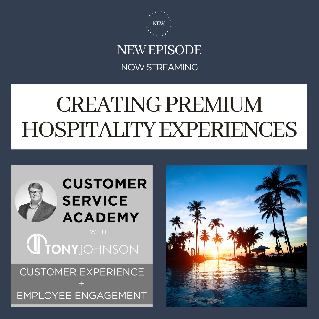 The_TonyJohnson's tweet image. Are you struggling to provide that premium experience that your guests demand? I&apos;ll let you in on how I&apos;ve done this at dozens of locations.

podcasts.apple.com/us/podcast/cra…

#customerexperience #luxury #premiumexperiences #customerservice #podcast #marketing #branding #tonytips