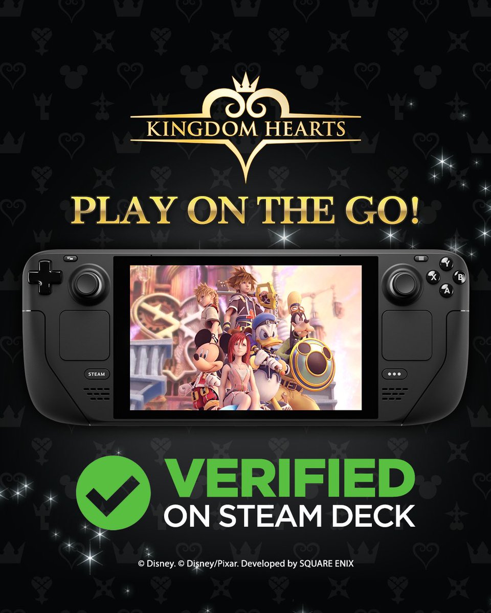 KINGDOMHEARTS's tweet image. ✅ All Kingdom Hearts titles are Steam Deck verified.
Today's your last chance to take advantage of the 31% off introductory offer on Steam, so dive in now!