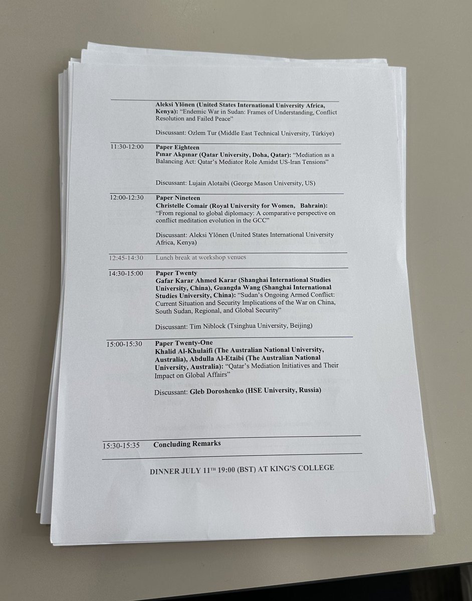 pinarakpinar's tweet photo. At the @Gulf_Research meeting in @Cambridge_Uni with many influential academics working on the #Gulf. My paper is on Qatar’s mediation in the conflict resolution workshop, one of 13 workshops. #GRM #ConflictResolution @QUGulfStudies #GulfStudies https://t.co/KmBLCY8Izi