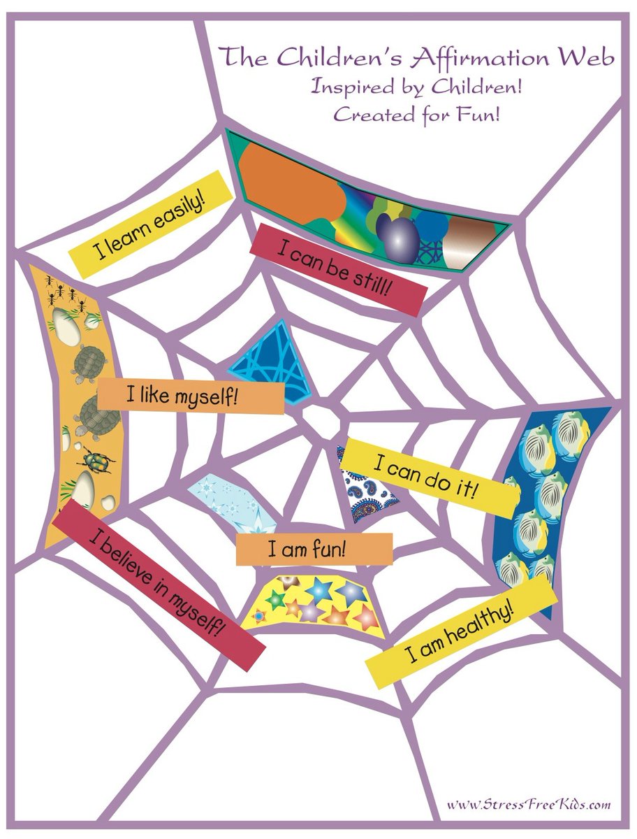 StressFreeKids's tweet image. Affirmations for children in a story. bit.ly/SFKrelax #earlyed #kindergarten