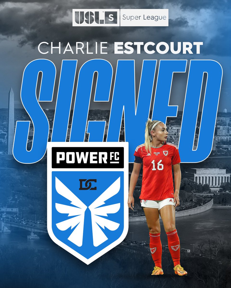 From <a href="/ReadingFCWomen/">Reading FC Women</a> to the USL Super League 🤩

Welsh international midfielder <a href="/CharlieEstcourt/">Charlie Estcourt</a> has joined <a href="/DCPowerFC/">DC Power Football Club</a> 🤝