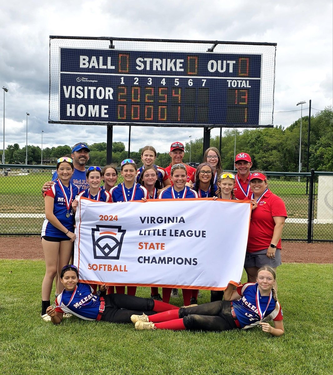 MLLUpdates's tweet photo. Majors All Stars Virginia State Champs! Congratulations!! McLean beat Poquoson 13-1 in the Finals. Now they are headed to the South East Regionals in Warner Robins, Georgia! https://t.co/RVnmYsJMlc