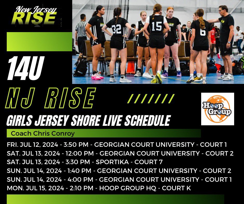 New Jersey RISE - Conroy (@njrise2028) on Twitter photo Jersey Shore Live this weekend! Ready to go 🏀✔️ <a href="/newjerseyrise/">New Jersey RISE</a> <a href="/NJRiseYouth/">New Jersey RISE Youth</a> <a href="/NJLadiesHoops/">NJ Ladies Hoops</a> <a href="/TinyGreenNBS/">Coach Tiny Green</a> Jersey Shore Live this weekend! Ready to go 🏀✔️ <a href="/newjerseyrise/">New Jersey RISE</a> <a href="/NJRiseYouth/">New Jersey RISE Youth</a> <a href="/NJLadiesHoops/">NJ Ladies Hoops</a> <a href="/TinyGreenNBS/">Coach Tiny Green</a>