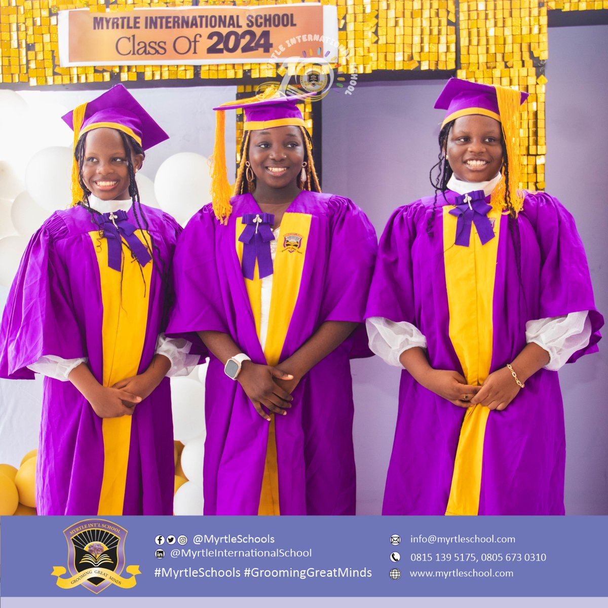 myrtleschools's tweet photo. It was an incredible day filled with joy, pride and celebration as we bid our Acacia Class of 2024 farewell at our 2023/2024 graduation ceremony. We Wish them success as they embark on their next adventure! 

#myrtleat10 #misat10 #myrtleschools #acaciagraduation2024 https://t.co/Ajnv0ecPWT