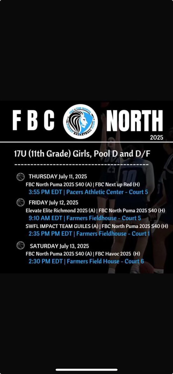Teshaya Anderson (@teshayaanderson) on Twitter photo Went 3-1 in Philadelphia at the Puma Nationals. Here’s my schedule for this weekend. <a href="/FBCNorthGBB/">FBC North GBB Club</a> Went 3-1 in Philadelphia at the Puma Nationals. Here’s my schedule for this weekend. <a href="/FBCNorthGBB/">FBC North GBB Club</a>