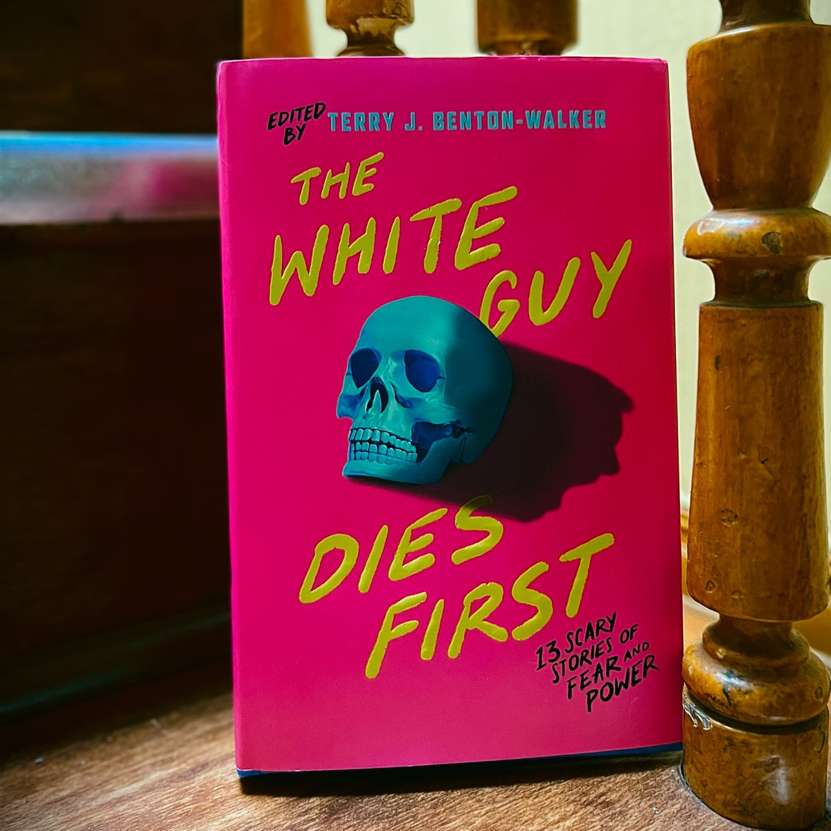Tor Teen (@torteen) on Twitter photo The happiest of book birthdays to THE WHITE GUY DIES FIRST edited by <a href="/tjbentonwalker/">Terry J. Benton-Walker is over yonder🦋</a>!💀
13 SCARY STORIES. 13 AUTHORS OF COLOR. 13 TIMES WE SURVIVED... THE FIRST KILL.🔪
A collection you’ll be dying to talk about… if you survive it. The happiest of book birthdays to THE WHITE GUY DIES FIRST edited by <a href="/tjbentonwalker/">Terry J. Benton-Walker is over yonder🦋</a>!💀
13 SCARY STORIES. 13 AUTHORS OF COLOR. 13 TIMES WE SURVIVED... THE FIRST KILL.🔪
A collection you’ll be dying to talk about… if you survive it.