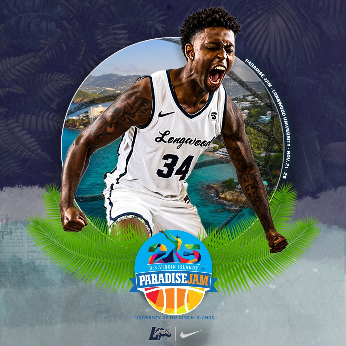 𝘽𝙖𝙨𝙠𝙚𝙩𝙗𝙖𝙡𝙡 𝙄𝙣 𝙋𝙖𝙧𝙖𝙙𝙞𝙨𝙚 (𝙅𝙖𝙢) 🏝️ 

We are headed to the US Virgin Islands to participate in the 2024 <a href="/paradisejam/">Paradise Jam</a> , this Nov. 21 - 26!

#OnTheRise #ParadiseJam