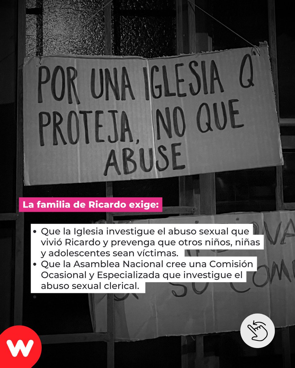 wambraEc's tweet photo. #ImpunidadSagrada

Luego del reportaje, amigos y activistas exigen que la @AsambleaEcuador @HenryKronfle que investigue otros casos de abuso sexual de la Iglesia.
Entérate de más en esta serie https://t.co/imfJTvefp7