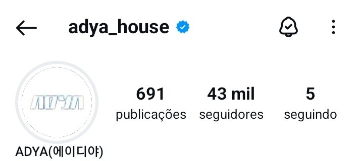 ADYABrasiI's tweet image. ℹ️ | A conta do grupo no Instagram acaba de atingir aos 43 mil seguidores. 

#ADYA #에이디야 @ADYA_official