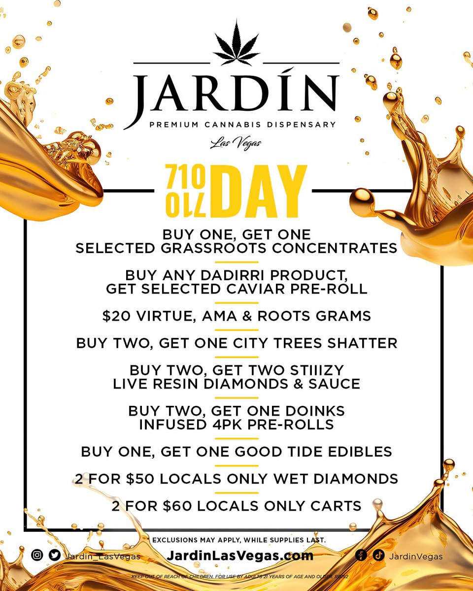 Jardin_LasVegas's tweet photo. Raise your rigs for #OILDay ! https://t.co/xrDQEBEZWe