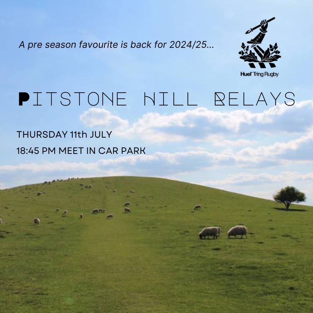 It’s back for 2024/25! 

Our pre-season fitness team building challenge takes place tomorrow at 18:45 PM. 

Pack your spare lungs and get over to Pitstone Hill tomorrow evening!