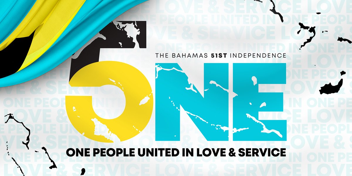 Happy Independence Bahamas!  51 Years Strong!  March on Bahamaland! Proud to be Bahamian! 
🇧🇸🇧🇸🇧🇸🇧🇸🇧🇸