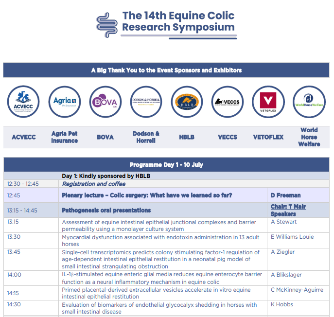 Our faculty and trainee gastroenterology experts are not only redefining care in colic related diseases via #lifechangingresearch, they're also sharing that work across the globe...this week <a href="/BEVA_news/">BEVA</a> 14th International Equine Colic Symposium in Edinburgh! #NCSUCVMResearch