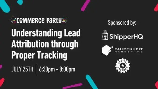 We had such a good time a last month's Commerce Party Meetup, we thought we would do it again! Mark your calendar, July 25th - 6:30 PM at Capital Factory.

Tell us you’re coming! 👉 hubs.li/Q02G4yV30

#CommerceParty #Community #Austin #FahrenheitMarketing #AustinEcommerce