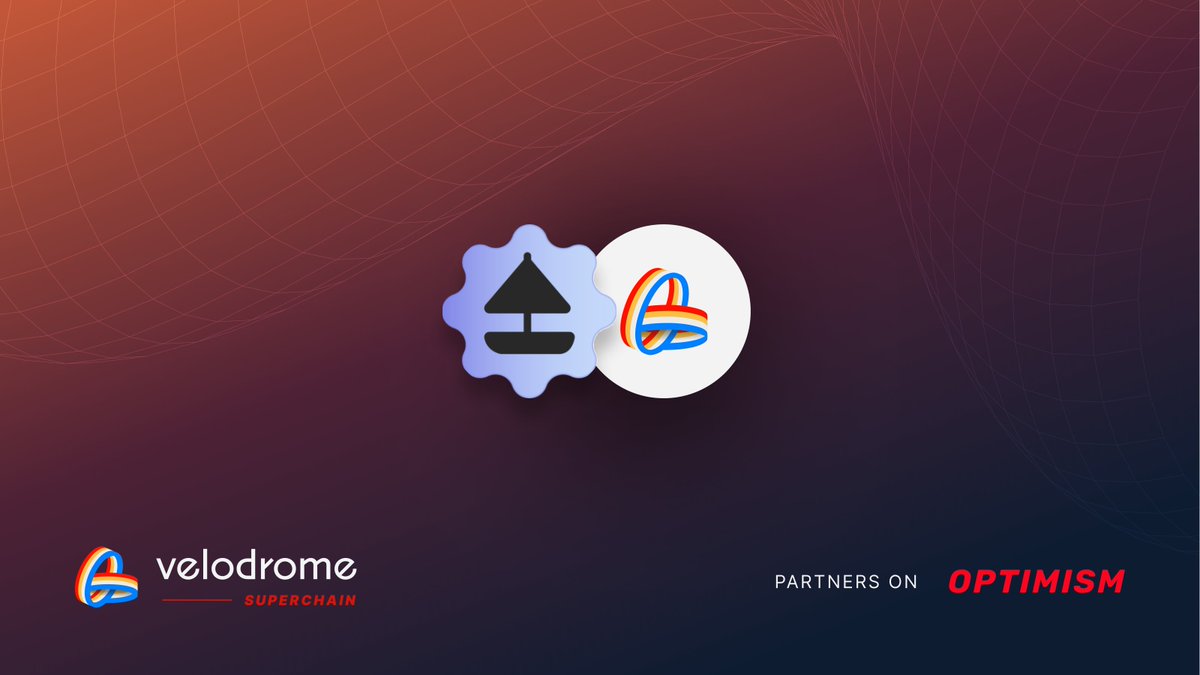 Velodrome (@velodromefi) on Twitter photo New Launch Alert 🚴♂️
A warm welcome to <a href="/Clipper_DEX/">Clipper🏴☠️</a> who have launched $SAIL on Velodrome on @optimism.
Voting incentives incoming! 🗳️ New Launch Alert 🚴♂️
A warm welcome to <a href="/Clipper_DEX/">Clipper🏴☠️</a> who have launched $SAIL on Velodrome on @optimism.
Voting incentives incoming! 🗳️