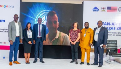 <a href="/WorldResources/">World Resources Institute</a> Air Quality Lead and Clean Air Catalyst Science Co-Lead Beatriz Cardenas joined #CleanAirForumLagos Day 2 closing plenary to discuss participatory initiatives and emphasize community involvement in #airquality policy development

photo by:<a href="/AirQoProject/">AirQo</a> 
<a href="/WRIafrica/">WRI Africa</a>