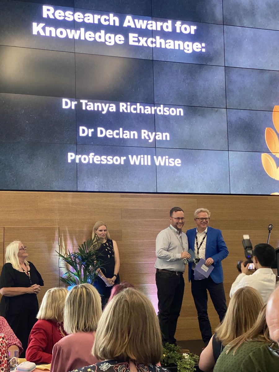 Delighted to see ⁦<a href="/WillWise20/">Prof. Will Wise</a>⁩ win the UON research award #awardwinning #research
