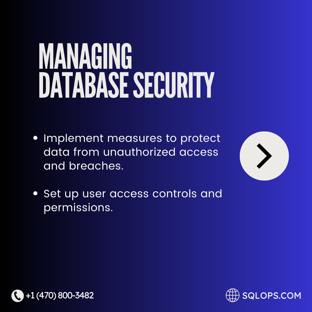GOSQLOPS's tweet image. Our dedicated team of DBA experts are here to ensure top-tier security, performance, and reliability for your business-critical data.
Get in touch with our experts at sales@sqlops.com or visit bit.ly/3VDLwcA to get acquainted with our DBA services.
#SQLOPS