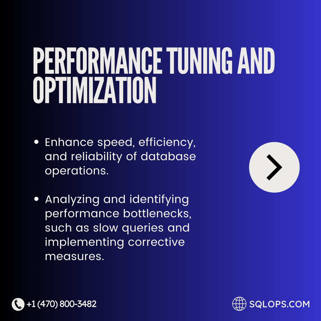 GOSQLOPS's tweet image. Our dedicated team of DBA experts are here to ensure top-tier security, performance, and reliability for your business-critical data.
Get in touch with our experts at sales@sqlops.com or visit bit.ly/3VDLwcA to get acquainted with our DBA services.
#SQLOPS