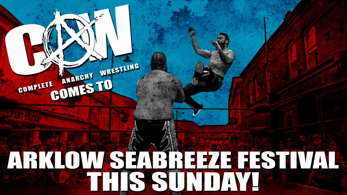 🚨 NEXT SHOW 🚨

CAW goes on the road all the way to Co. Wicklow for the Arklow Seabreeze Festival! Featuring CAW Champion Cambo Cray, EMS, MJ Chef, Pyro and more!