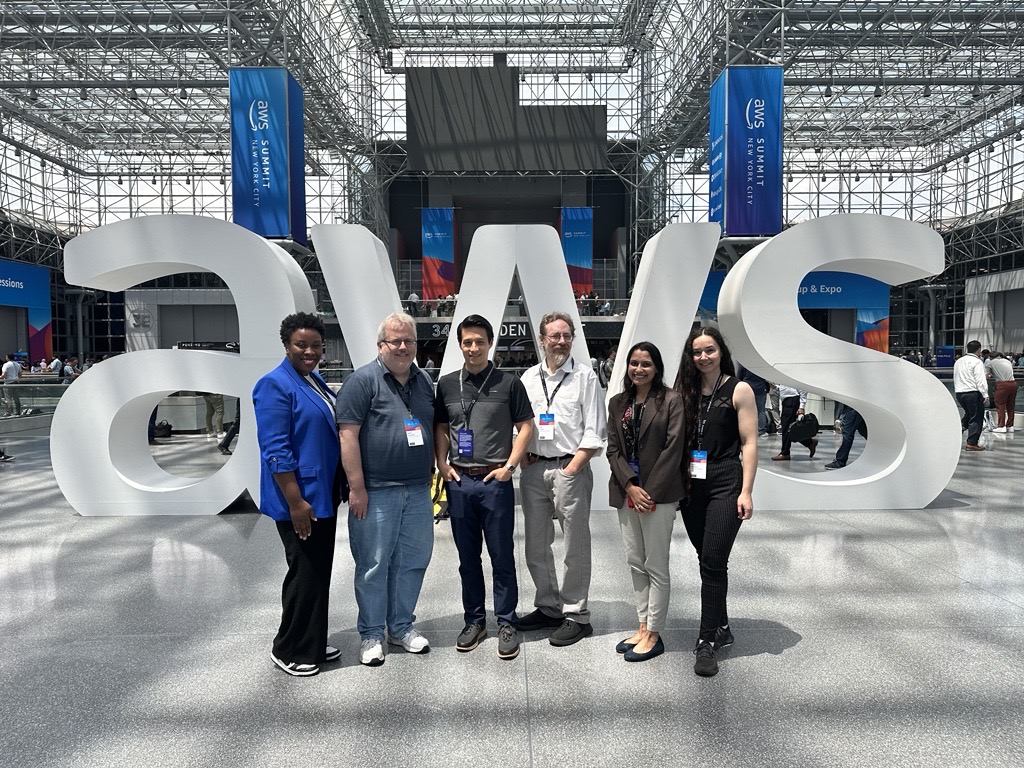 The Computational Biomarker Imaging Group #CBIG is taking it all in today at the #AWSSummitNYC!