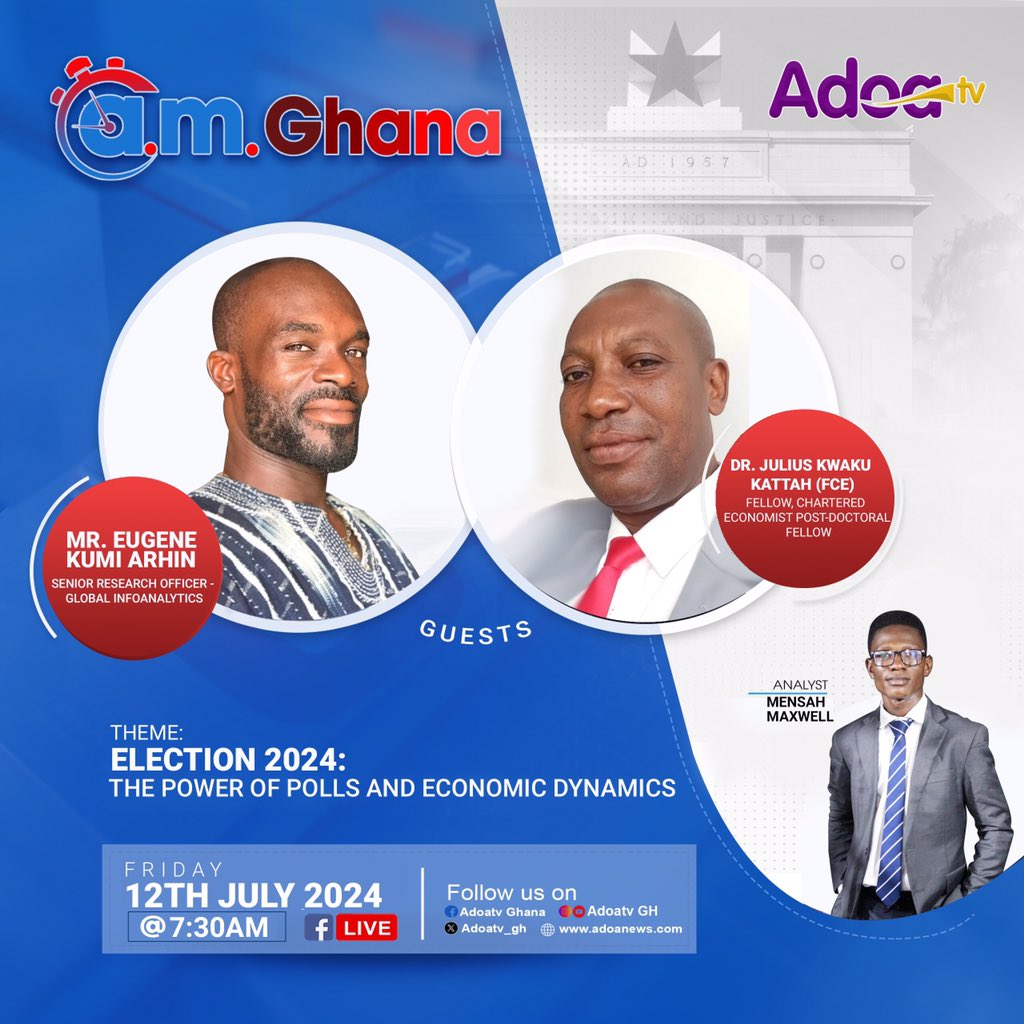 maxmenof's tweet image. 🛑 Yes, as Political talks unfold, Polls’ Predictions necessary. Let’s meet coming Friday and digest what Power does Polls hold as far as Election 2024 is concerned. @GInfoanalytics 
#DataJournalist #maxmen