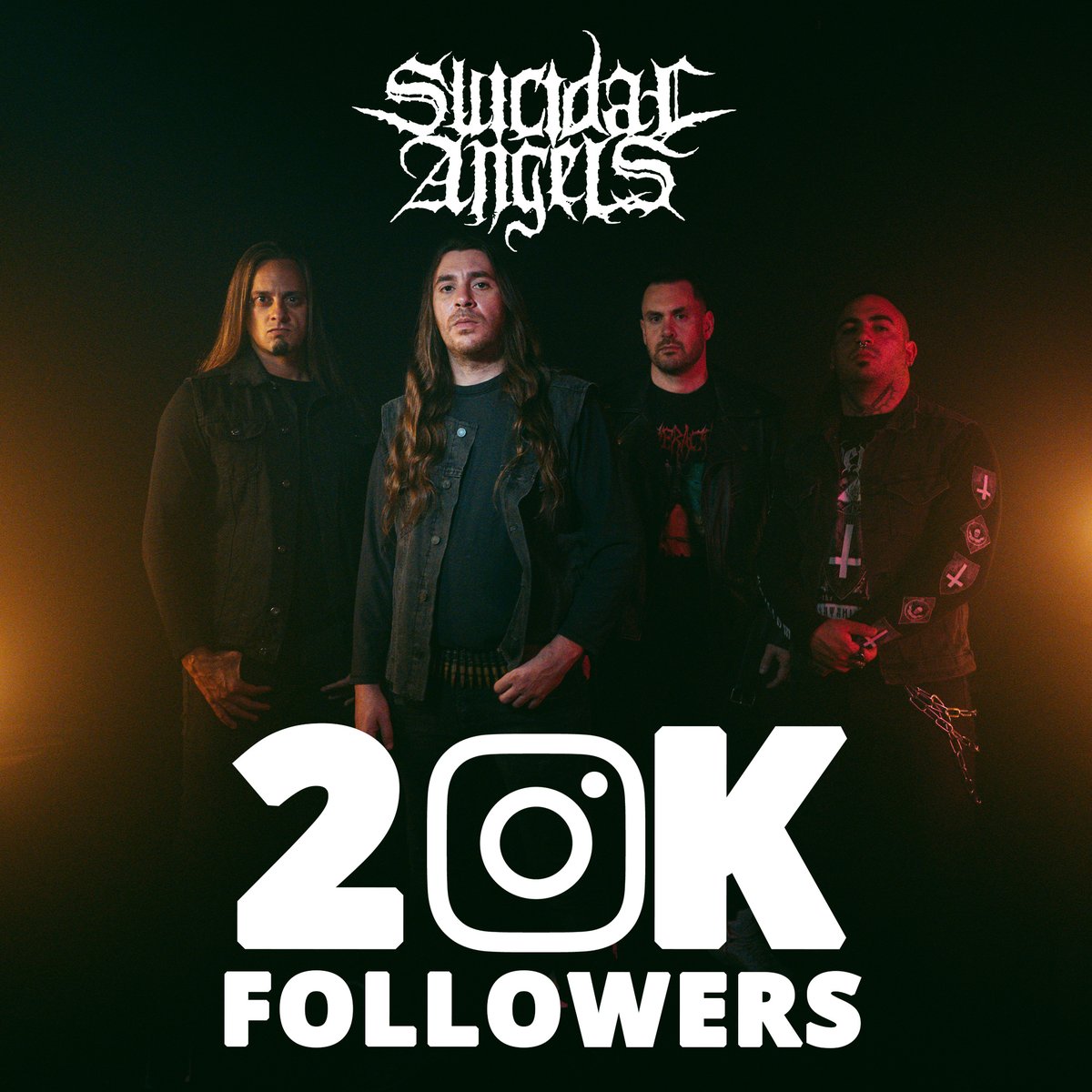 We just reached 20.000 followers on Instagram! 🔥
Thank you for your loyalty and support! 🤘

Are you already following us on Instagram? If not, check us out now:
instagram.com/suicidalangels…

#suicidalangels #thrashmetal