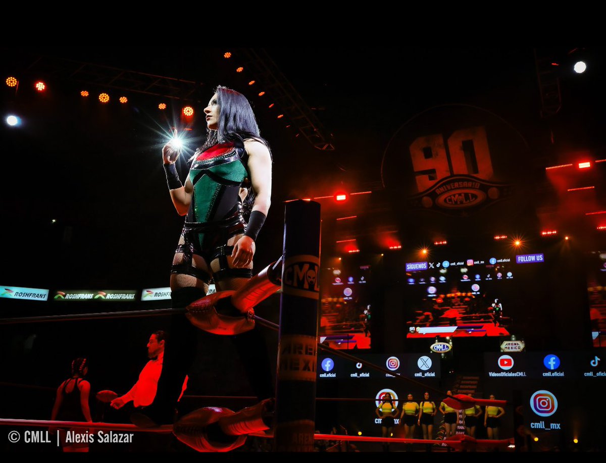 En este momento dejo de pertenecer a las filas de CMLL y NJPW

Aclarar, ME VOY POR LA PUERTA GRANDE, agradecida  por siempre con el CONSEJO MUNDIAL DE LUCHA LIBRE Y NEW JAPAN PRO WRESTLING, y en los mejores términos.