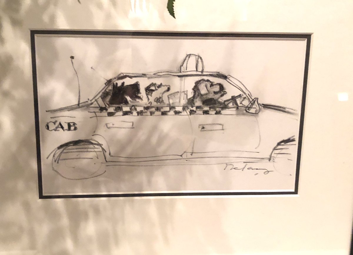 Charcoal on paper, one of series.