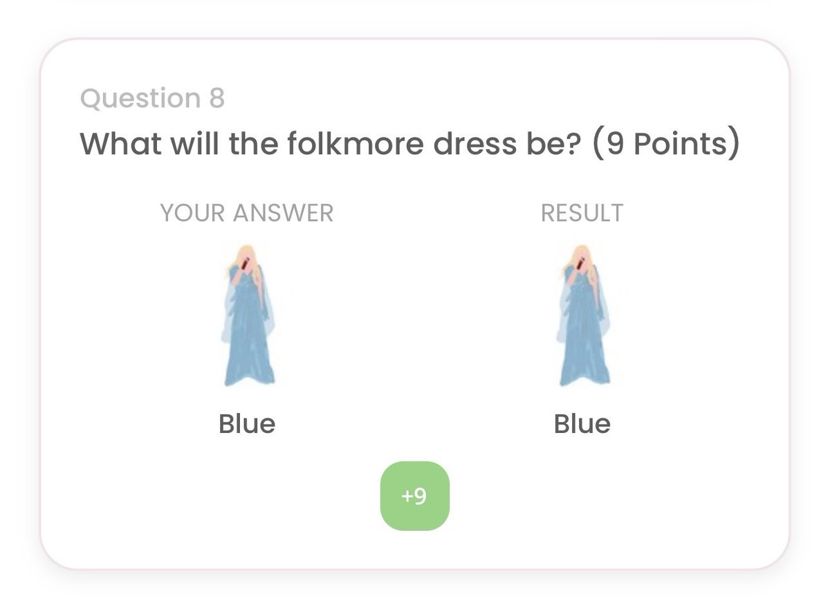 intothebloomcom's tweet photo. I let my boyfriend play Mastermind tonight for the first time ever and he got the blue folkmore dress right 🙌🏻 https://t.co/ryypWxweyW