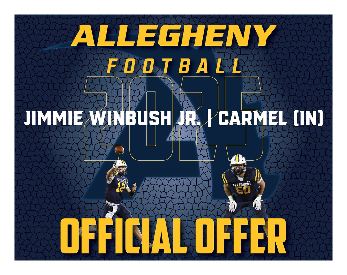 After a great conversation with <a href="/Coach_Layer/">Braden Layer</a> I’m greatful to receive an offer to play <a href="/AlleghenyFB/">Allegheny Football</a>

<a href="/CoachAlvarez35/">Aaron Alvarez</a> <a href="/TopPreps/">SPORTS NEWS, VIDEOS, GRAPHICS, EXPOSURE & MORE</a> <a href="/PrepRedzoneIN/">Prep Redzone Indiana</a> <a href="/CE_Stars7v7/">CE Stars</a> <a href="/247fbrecruiting/">Football Recruiting</a> <a href="/6starfootballMO/">Six Star Football | MISSOURI</a> <a href="/TheUCReport/">Billy Tucker</a> <a href="/APEX__Athletes/">APEX Athletes</a> <a href="/CoachJuice_1/">Melvin Graham III</a>