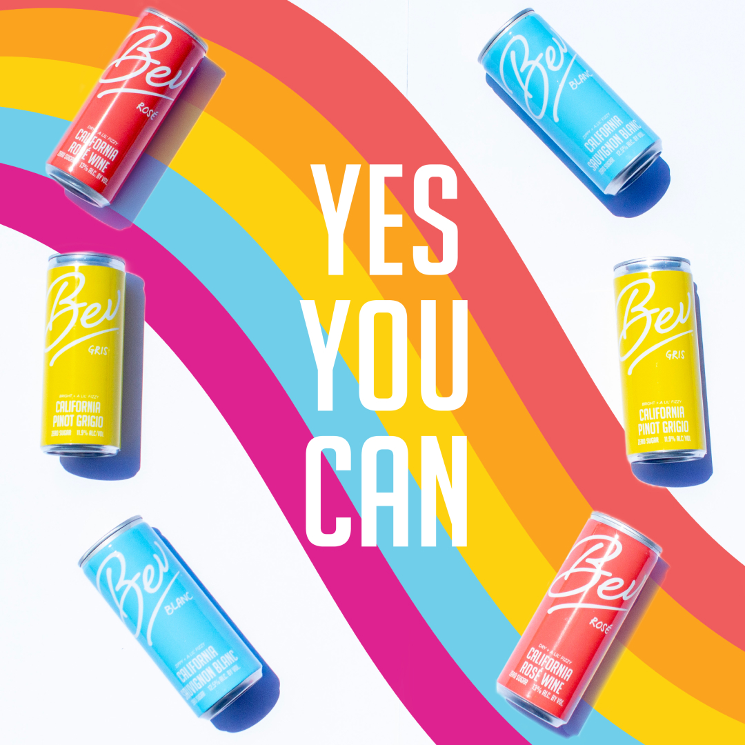 break the glass with Bev 💪 #girlpower