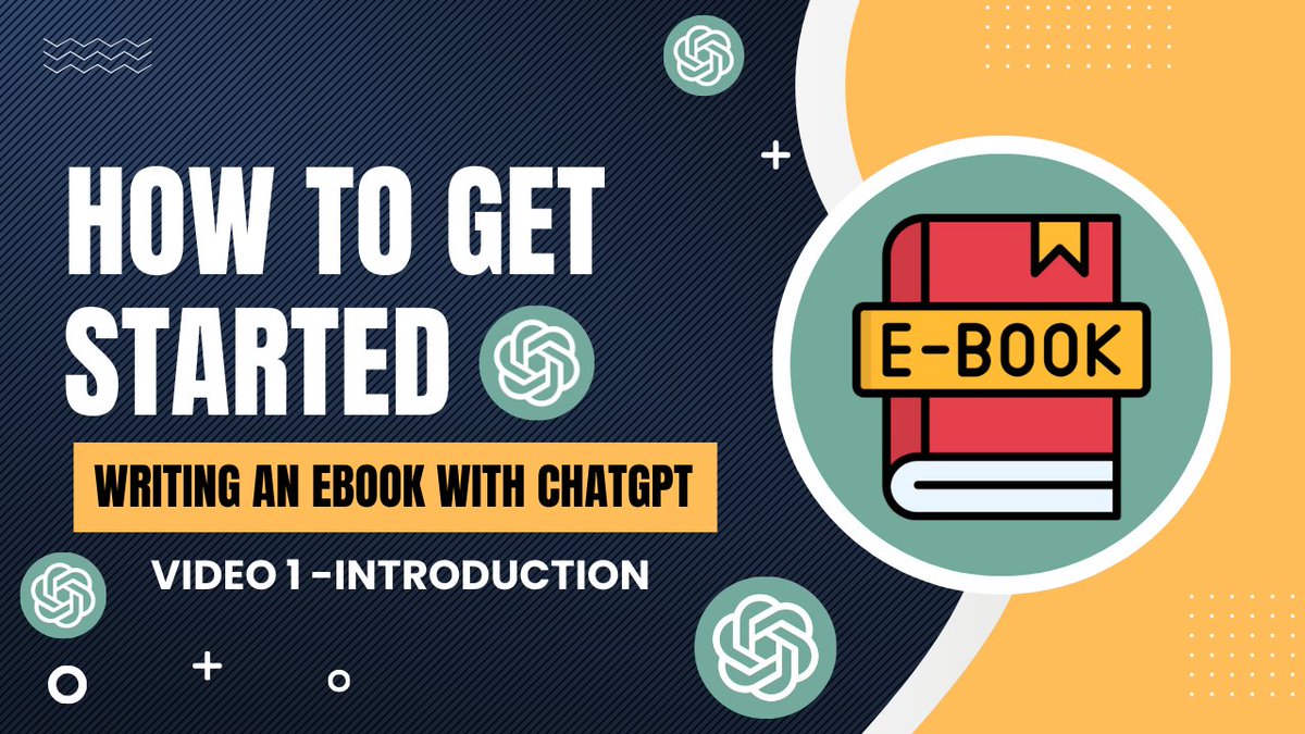 JustDreamItMedi's tweet image. How To Get Started Writing An eBook With ChatGPT youtu.be/9gKbQMvVrgo?si… via @YouTube
#EbookWriting #ChatGPT #SelfPublishing #ContentCreation #OnlineMarketing #chatgptprompts #prompts