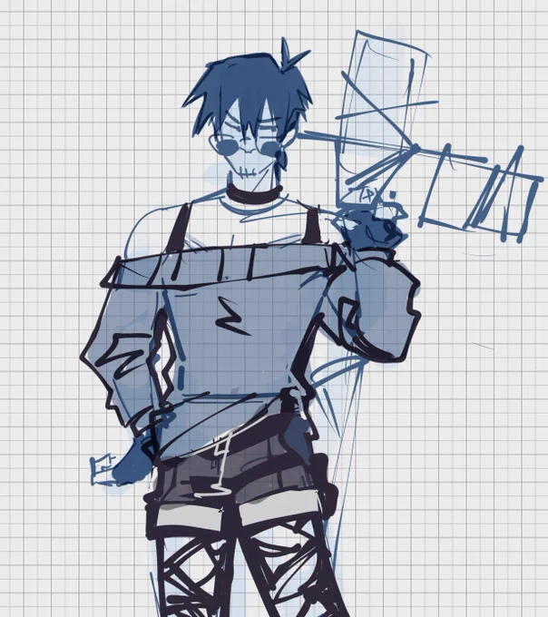 artblock is beating my ass so wolfwood in cute outfits 