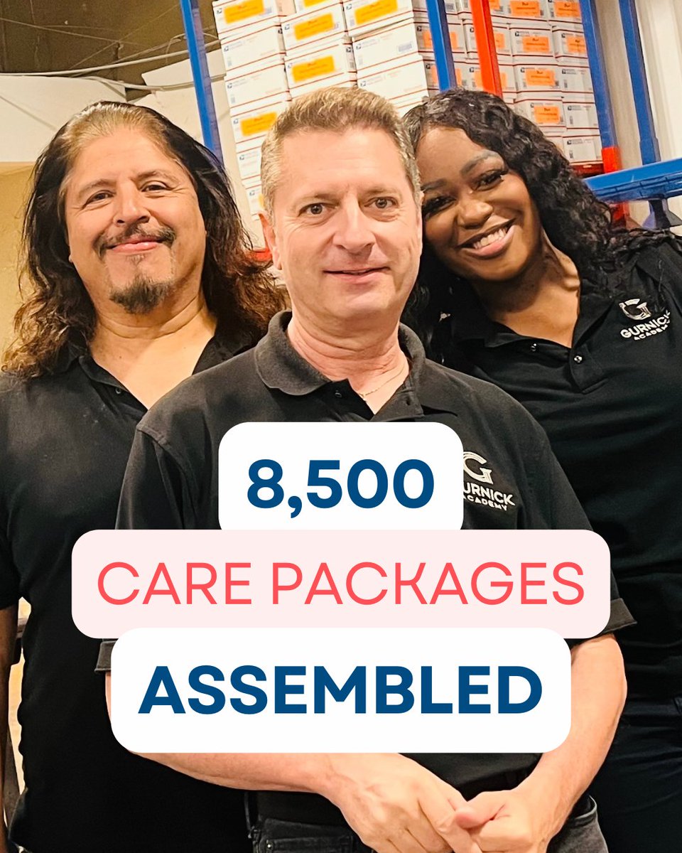 GurnickAcademy's tweet photo. We had the privilege to assemble 8,500 care packages for military personnel and first responders.

The volunteer opportunity was a chance to say "thank you!" in partnership with @opgratitude.

#firstresponders #carepackages #saythankyou #giveback #operationgratitude https://t.co/REjwZfJtwJ