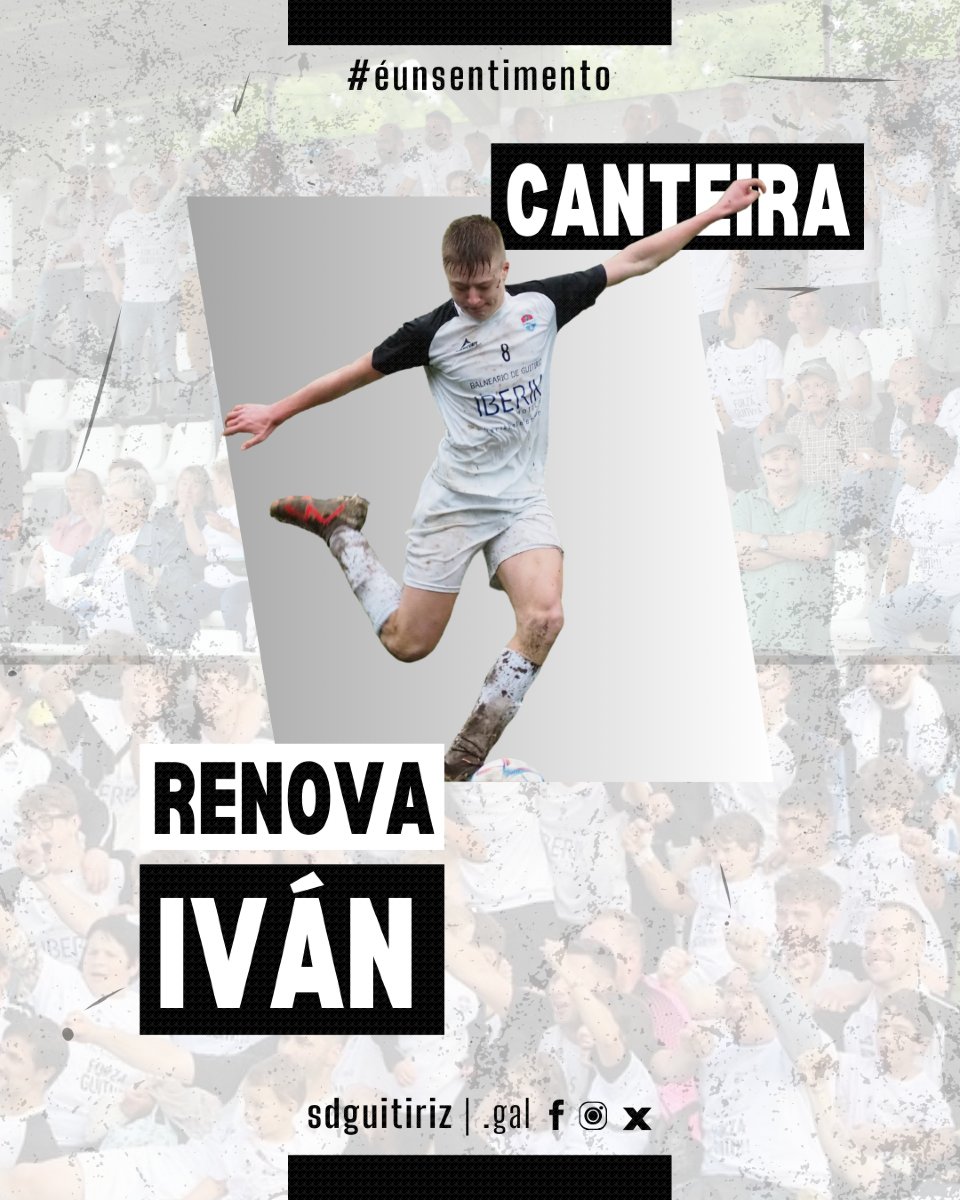 Máis renovacións na canteira! ⚽

Ángel, Xoel e Iván xogarán unha tampada máis na #SDGuitiriz. Tamén o fará Nico, que se está a recuperar dunha apendicite e ó que lle mandamos todo o ánimo do mundo! Agardámoste máis forte, Nico! 💪

#éunsentimento🤍