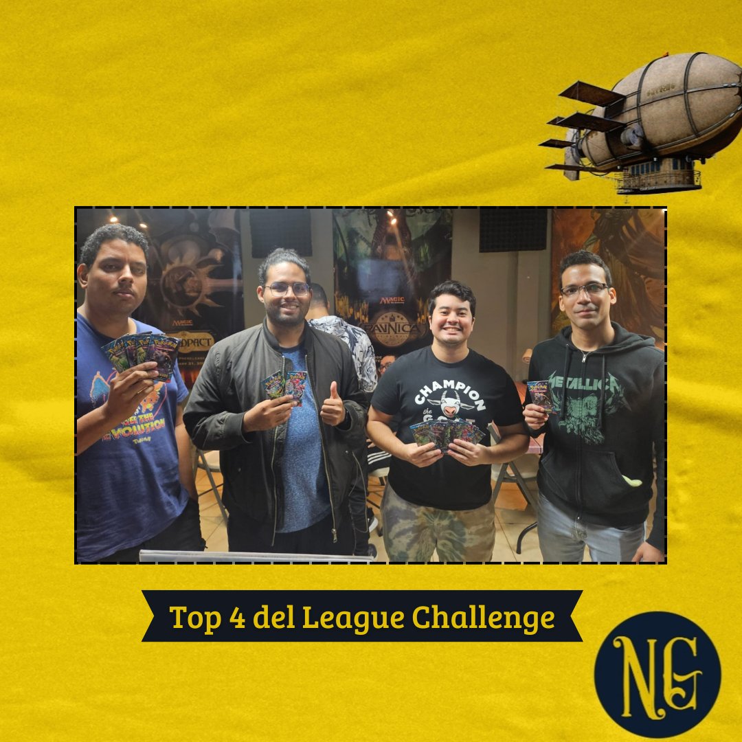 NacionGeekPTY's tweet photo. Mira esta publicación de Instagram de @naciongeek https://t.co/2zlJoBVsEM 
El pasado viernes 05 de julio, se llevó a cabo en la Nación nuestro primer torneo de POKÉMON League Challenge, aquí les mencionamos a los ganadores del top 4. https://t.co/POn2gycQTX